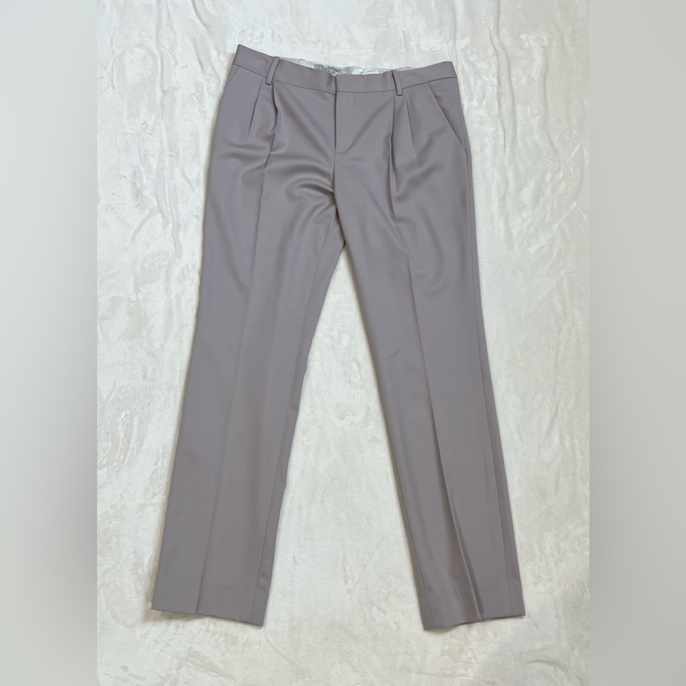 Valentino virgin wool dove gray trousers 8